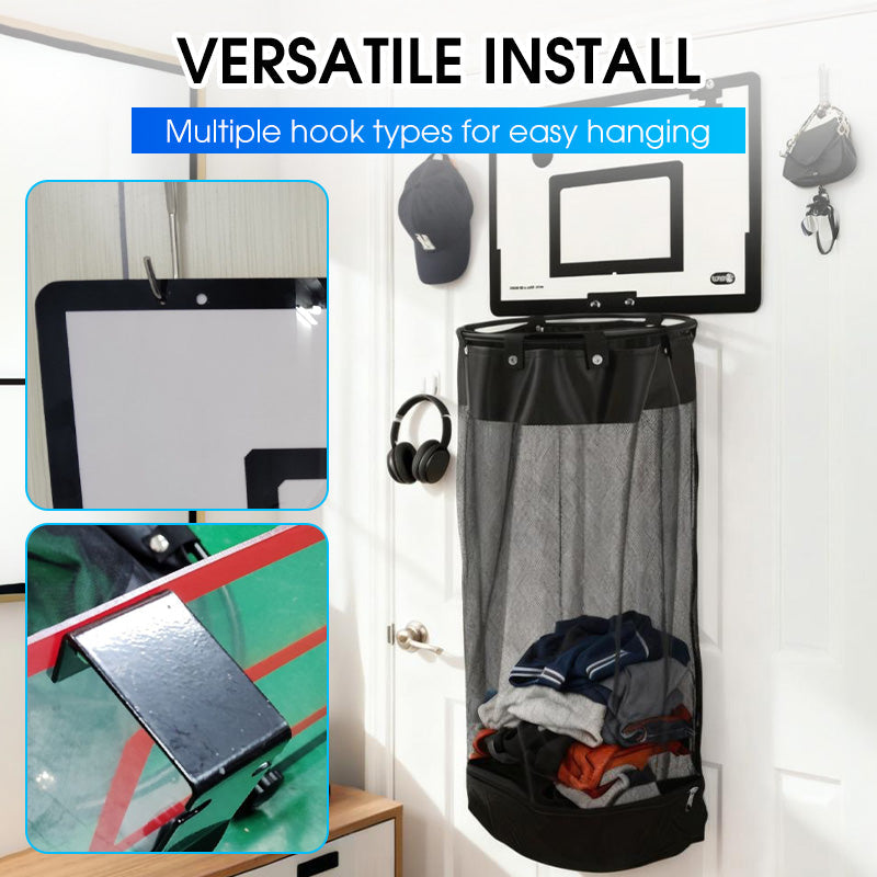 ⏳Limited-time 50% off⏰Over-the-Door Basketball Laundry Hamper🏀🧺👕