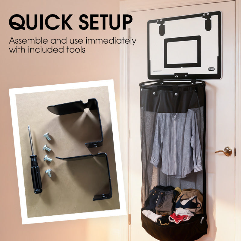 ⏳Limited-time 50% off⏰Over-the-Door Basketball Laundry Hamper🏀🧺👕
