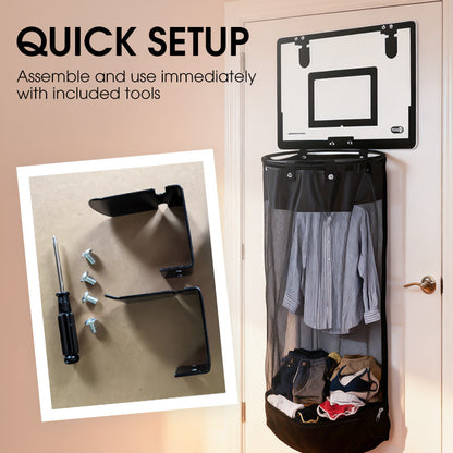 ⏳Limited-time 50% off⏰Over-the-Door Basketball Laundry Hamper🏀🧺👕