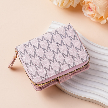 👝Elegante Cartera Corta Monogram para Mujer