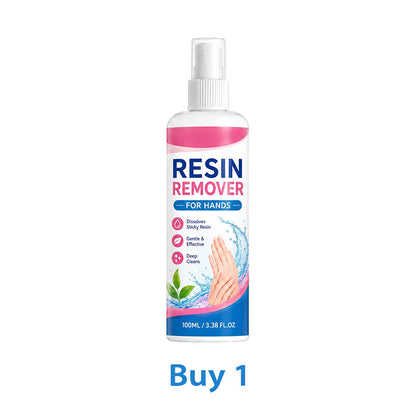 🥳2026 HOT SALE🥳💞50K+ SOLD!✨🤲 50% OFF! Gentle Resin Remover for Hands – Instantly dissolves sticky epoxy & UV resin. Safe for sensitive skin, no irritation. A must for crafters! 🎨💎