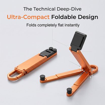 ⚡Buy 1, Get 1 Free💥Mini Aluminum Phone Stand Keychain Foldable Desktop Holder