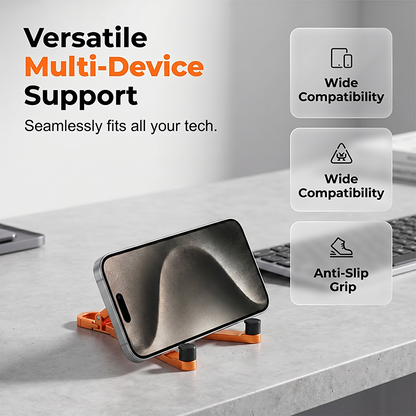 ⚡Buy 1, Get 1 Free💥Mini Aluminum Phone Stand Keychain Foldable Desktop Holder