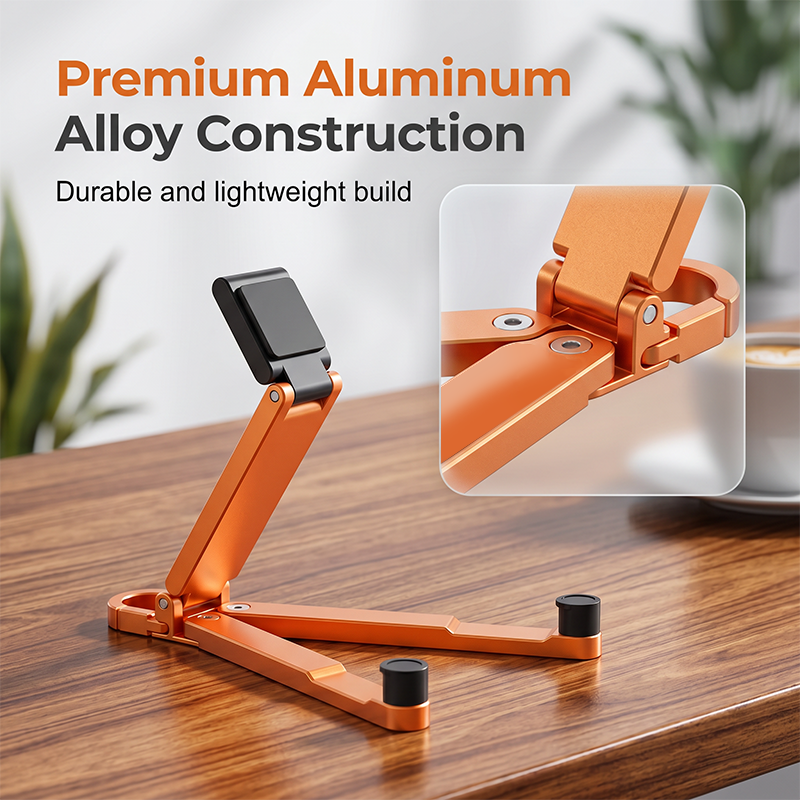⚡Buy 1, Get 1 Free💥Mini Aluminum Phone Stand Keychain Foldable Desktop Holder