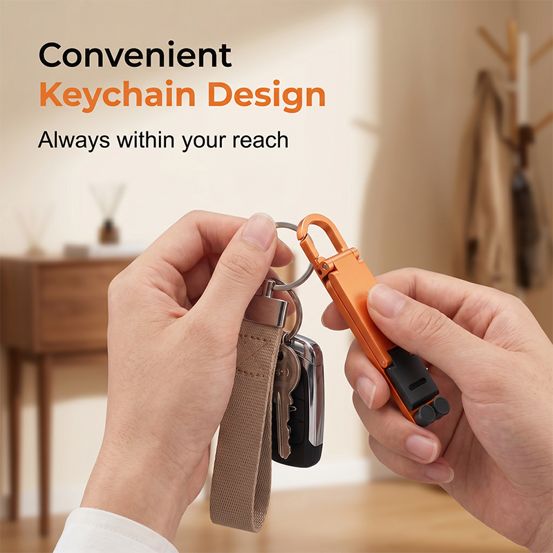 ⚡Buy 1, Get 1 Free💥Mini Aluminum Phone Stand Keychain Foldable Desktop Holder