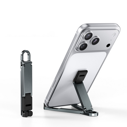⚡Buy 1, Get 1 Free💥Mini Aluminum Phone Stand Keychain Foldable Desktop Holder