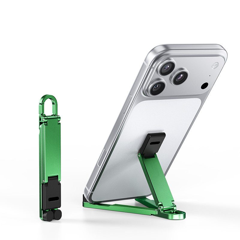 ⚡Buy 1, Get 1 Free💥Mini Aluminum Phone Stand Keychain Foldable Desktop Holder