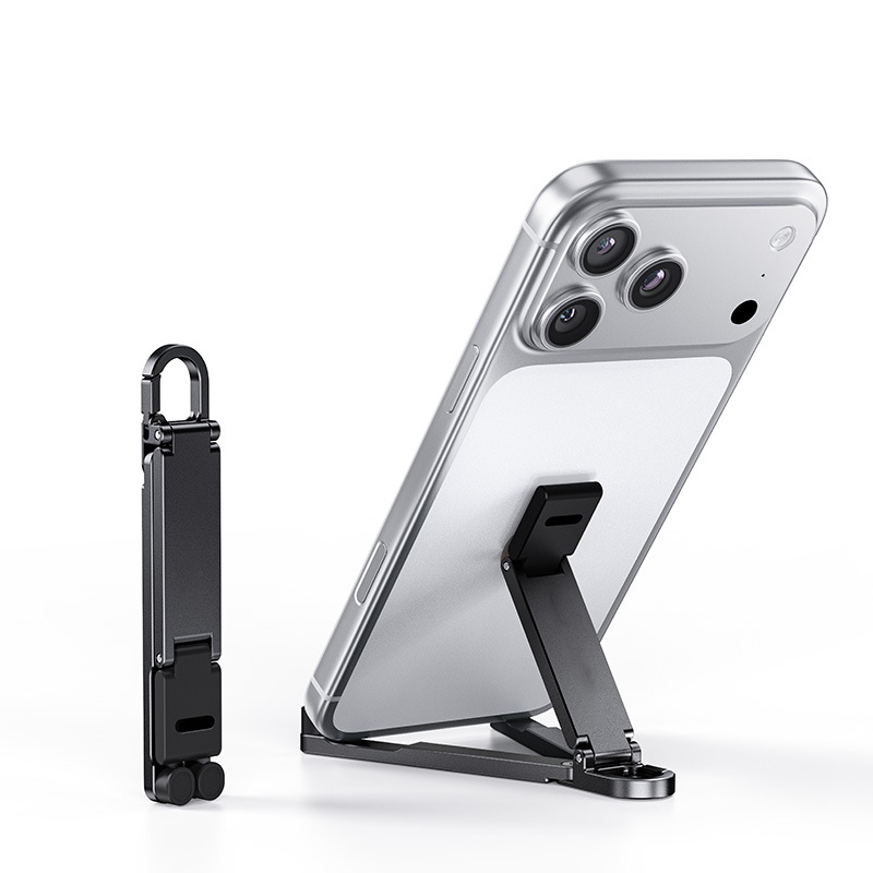 ⚡Buy 1, Get 1 Free💥Mini Aluminum Phone Stand Keychain Foldable Desktop Holder