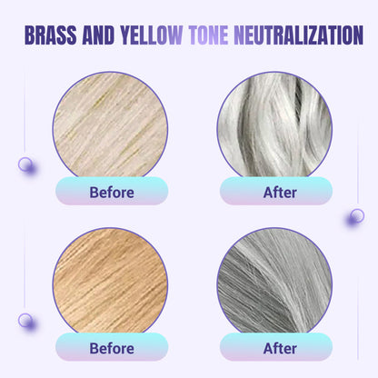 🎉 LIMITED TIME 50% OFF! 🔥Moisturizing Purple Hair Mask with Long-Lasting Scent
