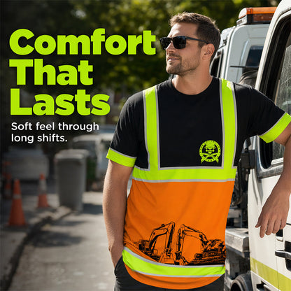 ⏳Time-Limited Special⏰High Visibility Workwear T-Shirt – Standout Safety Design 🚧