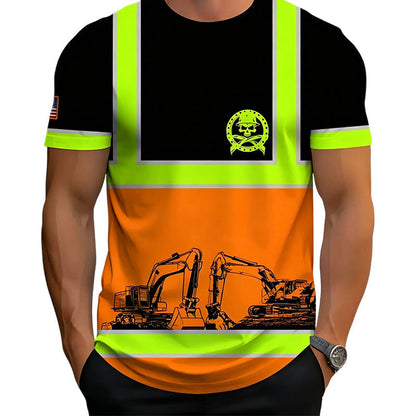 ⏳Time-Limited Special⏰High Visibility Workwear T-Shirt – Standout Safety Design 🚧