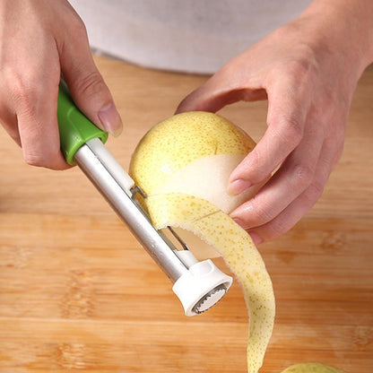 📢📢50% OFF !! ⏰Stainless Steel Fruit Corer & Peeler 2 in 1