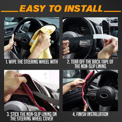 📢📢40% OFF !! ⏰Car Anti-Skid Steering Wheel Cover