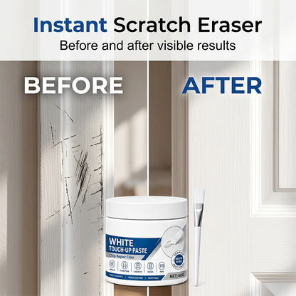 White Furniture Touch-Up Paste with Brush