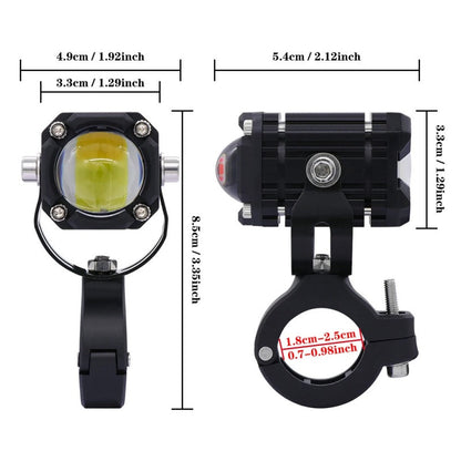 🎉 2026 Sale — Over 40,000 Sold! 🏍️ Universal Motorcycle LED Spotlights – Dual Beam & All-Weather Waterproof 💡