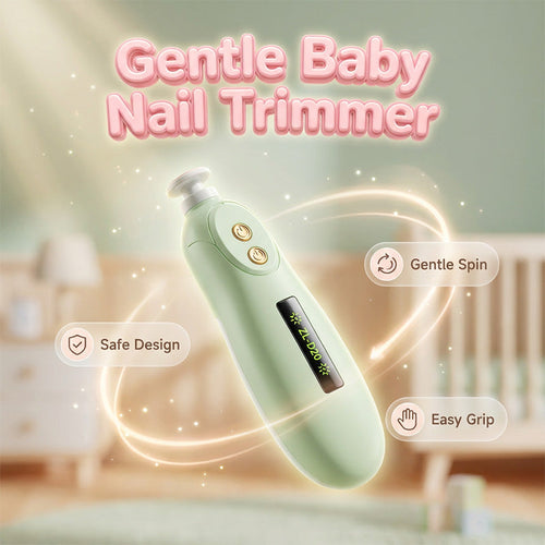 Electric Baby Nail Trimmer with LED Light
