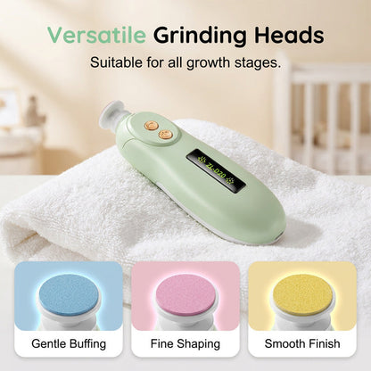Electric Baby Nail Trimmer with LED Light