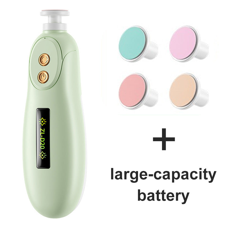 Electric Baby Nail Trimmer with LED Light