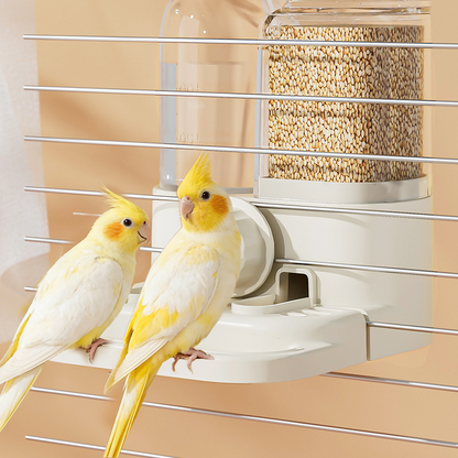 📢📢50% OFF !! ⏰2-in-1 Automatic Bird Feeder and Waterer for Cage