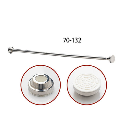 🥼👚 Create storage space anywhere anytime！Adjustable No-Drill Tension Rod