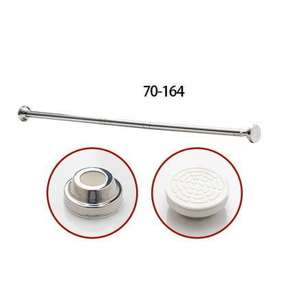 🥼👚 Create storage space anywhere anytime！Adjustable No-Drill Tension Rod