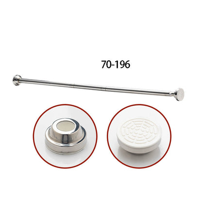 🥼👚 Create storage space anywhere anytime！Adjustable No-Drill Tension Rod