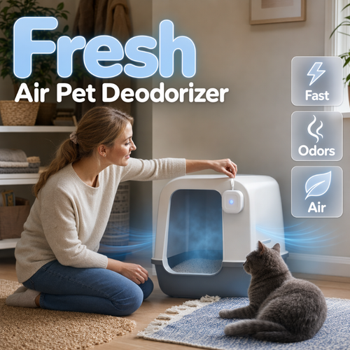 Smart Pet Odor Eliminator with Hanging Strap