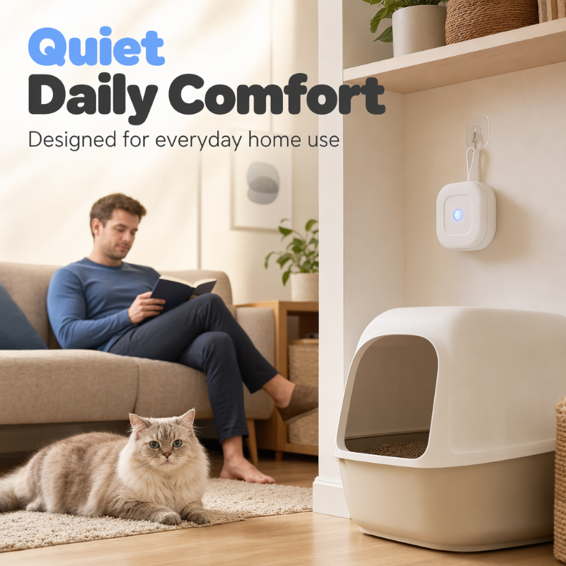 Smart Pet Odor Eliminator with Hanging Strap
