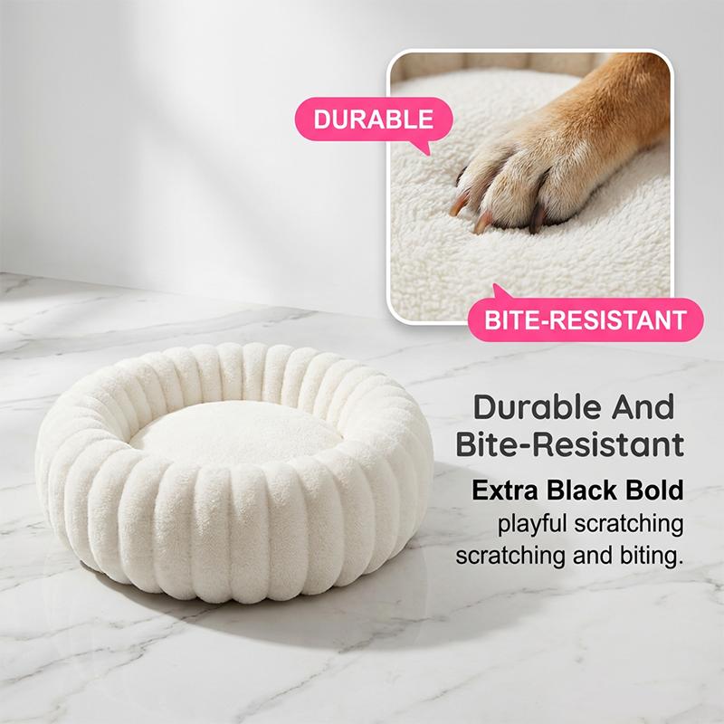 📢📢50% OFF !! ⏰Ultra-Soft Round Calming Cat & Dog Bed