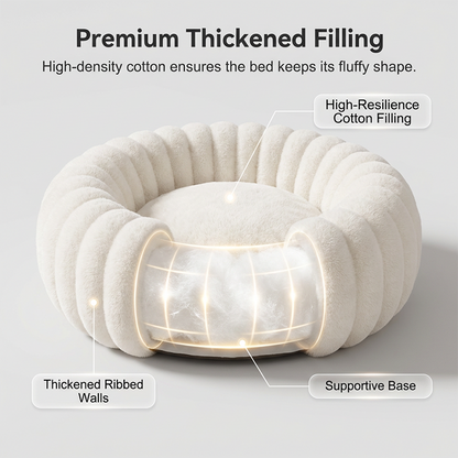 📢📢50% OFF !! ⏰Ultra-Soft Round Calming Cat & Dog Bed