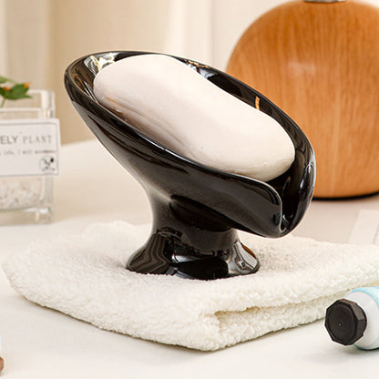 ⏳Limited-time 50% off⏰Ceramic Self-Draining Leaf Soap Dish🧼