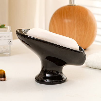 ⏳Limited-time 50% off⏰Ceramic Self-Draining Leaf Soap Dish🧼
