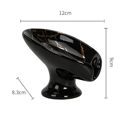 ⏳Limited-time 50% off⏰Ceramic Self-Draining Leaf Soap Dish🧼