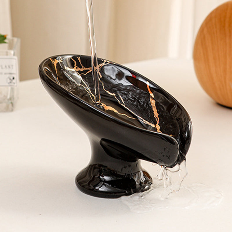 ⏳Limited-time 50% off⏰Ceramic Self-Draining Leaf Soap Dish🧼
