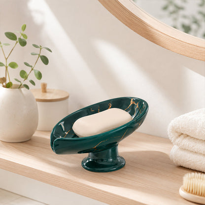⏳Limited-time 50% off⏰Ceramic Self-Draining Leaf Soap Dish🧼