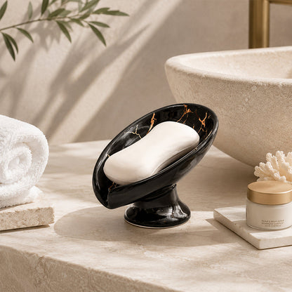 ⏳Limited-time 50% off⏰Ceramic Self-Draining Leaf Soap Dish🧼