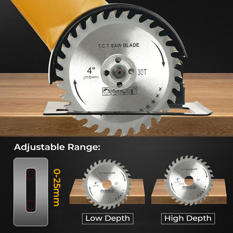 Angle Grinder Cutting Stand with Protective Cover Kit – 0-45° Adjustable, 0-40mm Depth, Fits 4'-5' (100-125mm) Grinders, Iron+ABS, 11 Pcs with Dust Hose & Blades 🔧