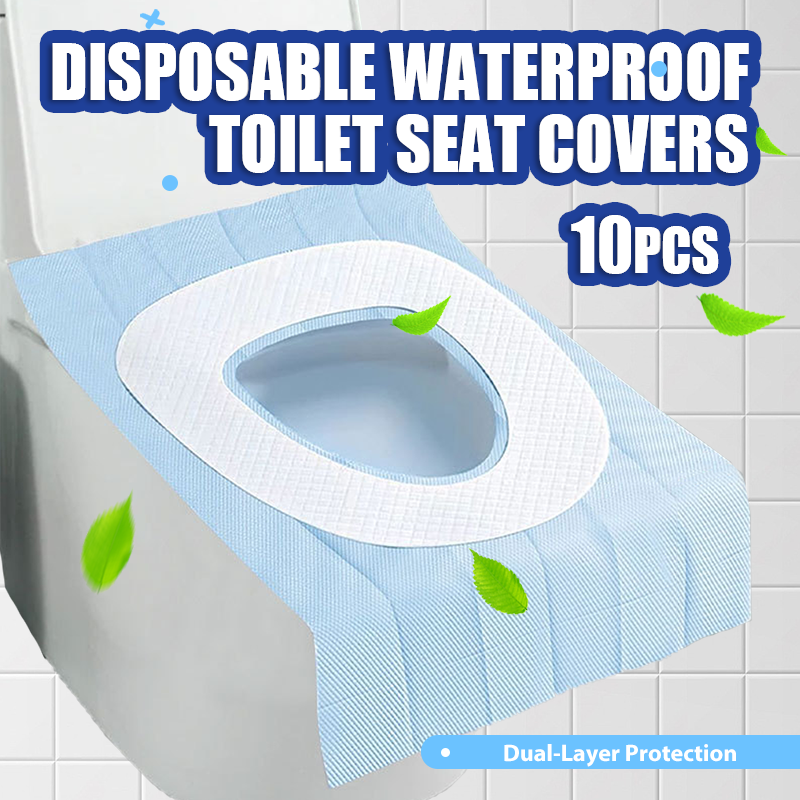 10PCS Disposable Waterproof Toilet Seat Covers