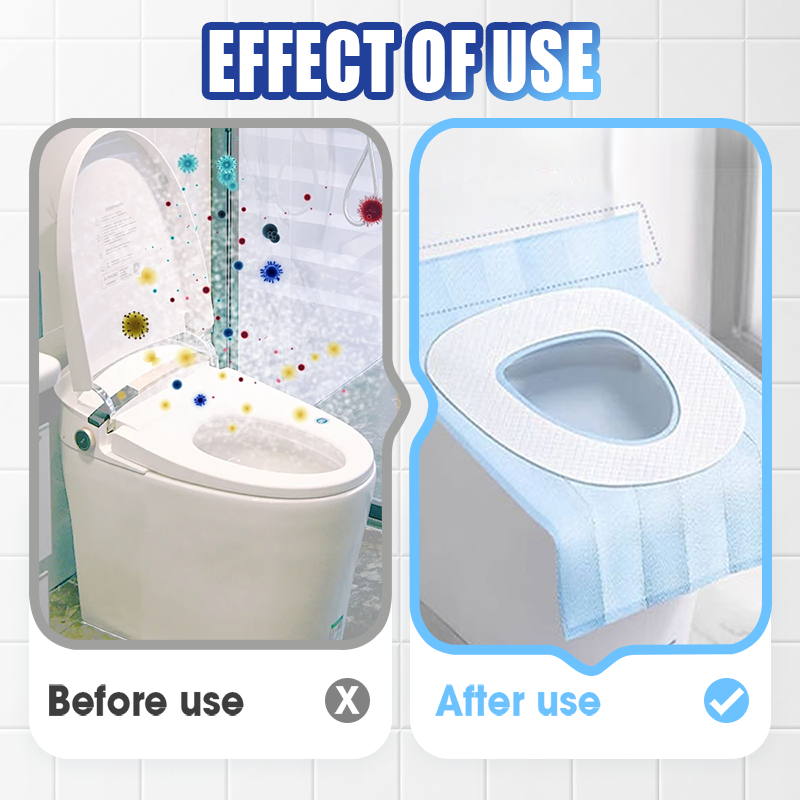 10PCS Disposable Waterproof Toilet Seat Covers