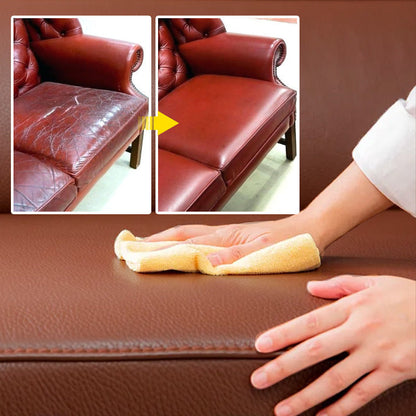 🥿🛋️ Traitement soin cuir tout-en-un | Recolore et répare les rayures, usage adapté aux meubles, voitures et accessoires en cuir ✅
