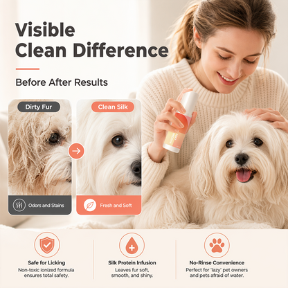 Gentle Ionized Water Pet Cleaning Spray