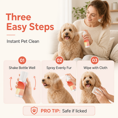 Gentle Ionized Water Pet Cleaning Spray