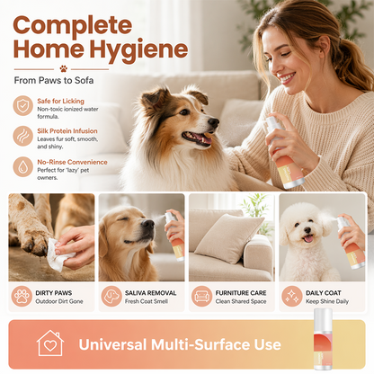 Gentle Ionized Water Pet Cleaning Spray