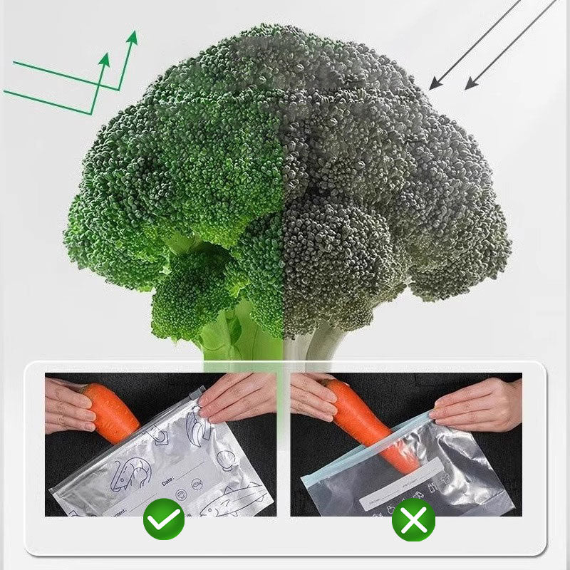 10 Pcs Reusable Aluminum Foil Sealable Storage Bags