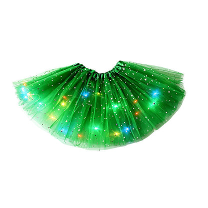 🎁 50% OFF NOW! ✨ LED Sequin Tutu – Light Up the Party, Star Mesh Magic 💃
