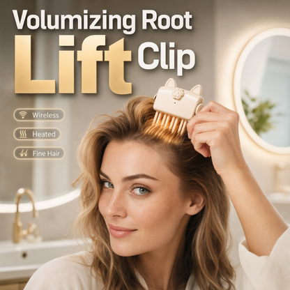 ✨ 2026 Sale — Over 18,000 Sold! 💎📢📢 50% OFF !! ⏰💨 Wireless Heated Root Lift Clip – Salon Volume, Zero Effort ✨