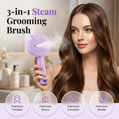 Upgraded version ：3 in 1 Electric Hair Brush