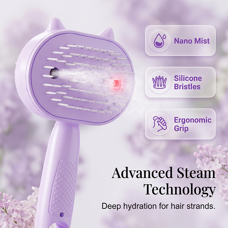 Upgraded version ：3 in 1 Electric Hair Brush
