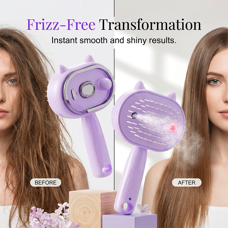 Upgraded version ：3 in 1 Electric Hair Brush