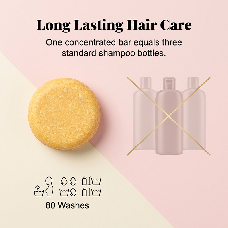 Honey Moisturizing Hair Shampoo Bar